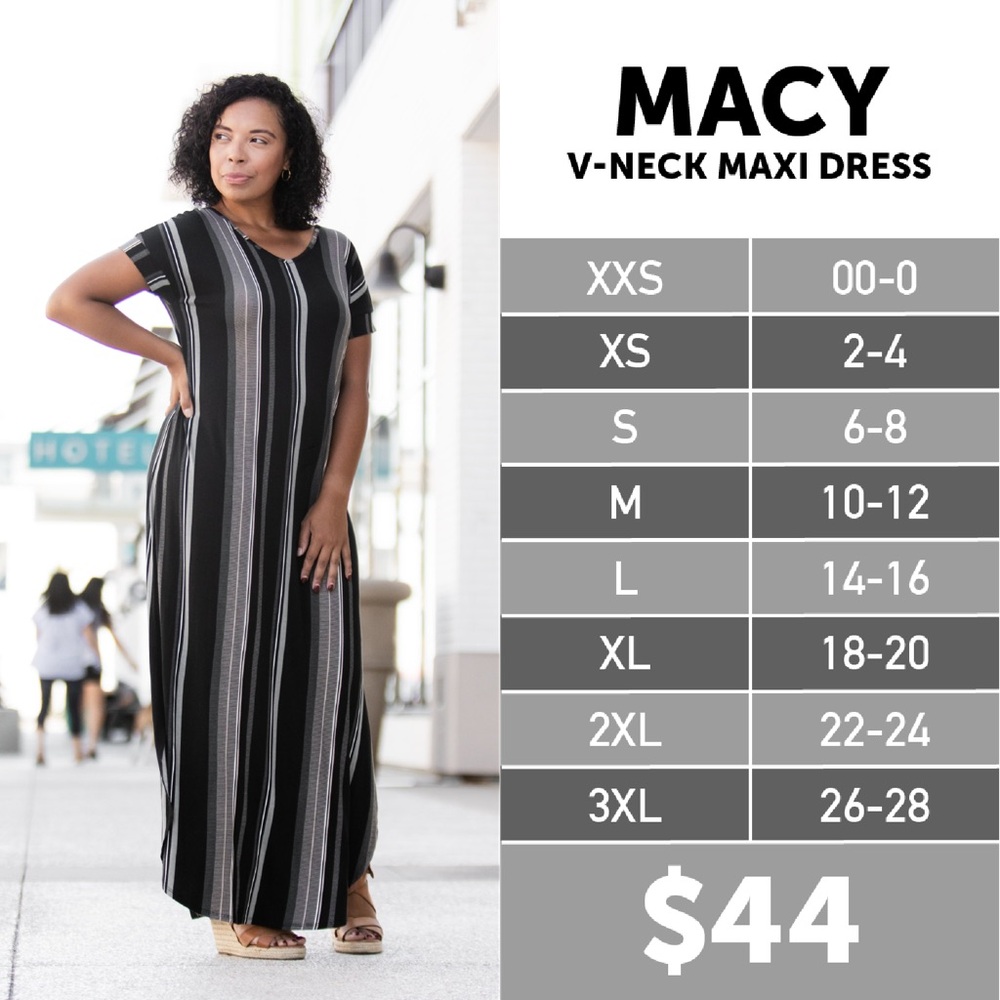 LuLaRoe Macy Maxi Dress - Picture 13 of 13